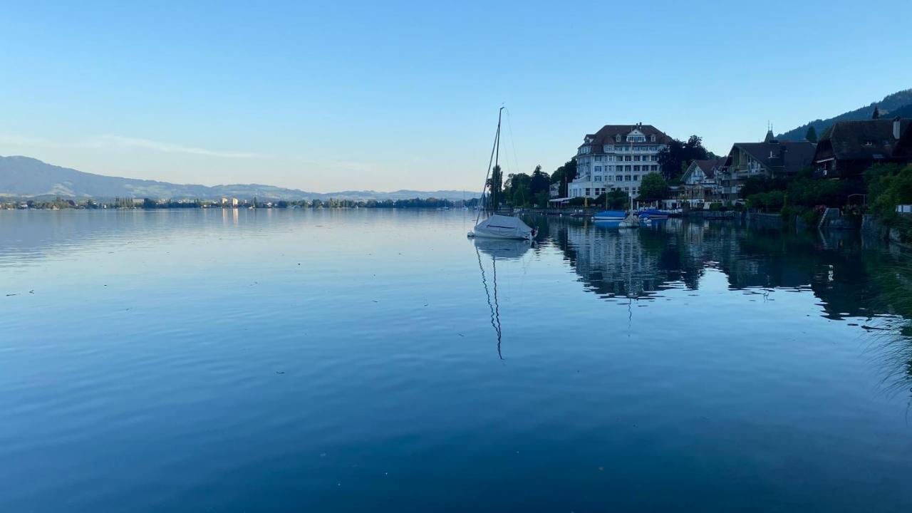 Hotel Restaurant Bellevue au Lac Thoune Extérieur photo
