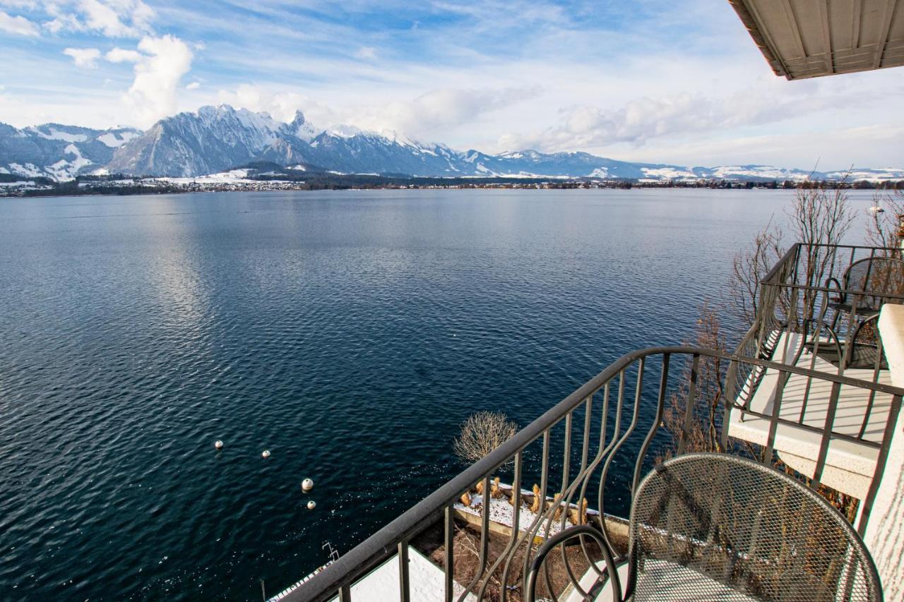 Hotel Restaurant Bellevue au Lac Thoune Extérieur photo