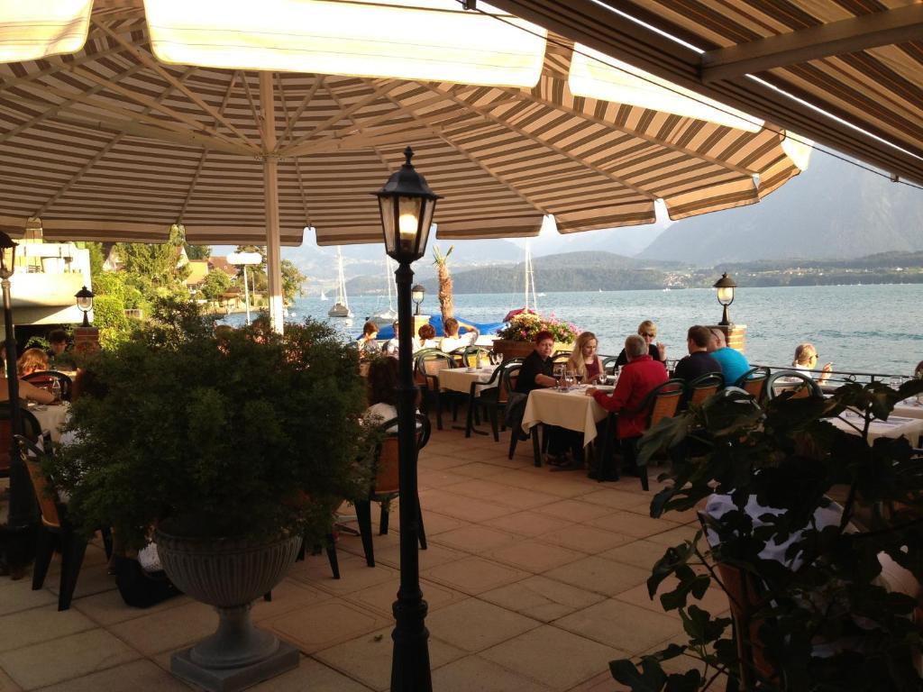 Hotel Restaurant Bellevue au Lac Thoune Extérieur photo